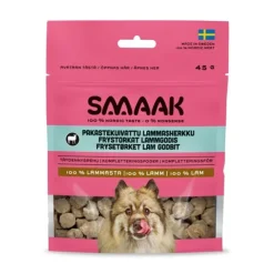 SMAAK Dog Frystorkat Hundgodis Lamm 45 g