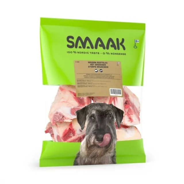SMAAK Raw Broskben av Nöt 1 kg