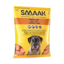 SMAAK Raw Dog Adult Complete Nöt & Lax 1 kg