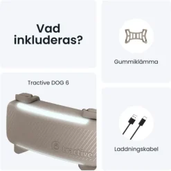 Tractive Dog 6 GPS Hund Brun