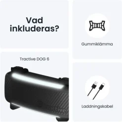 Tractive Dog 6 GPS Hund Svart