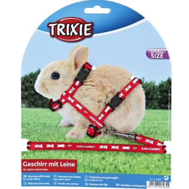 Trixie Kaninsele med Koppel Motiv XS