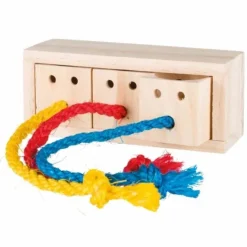 Trixie Snack Cube Leksak till Gnagare & Fåglar Trä 16 × 6 × 7 cm