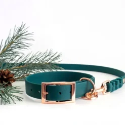 Tyylivoitto Classy Hundhalsband Smaragdgrön