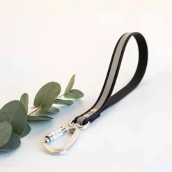 Tyylivoitto Handtag med Twistlock till Sele/Halsband Svart & Reflex 19 mm x 20 cm