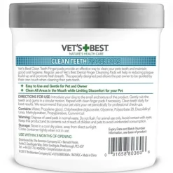 Vet’s Best Clean Teeth Finger Pads 50-pack