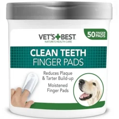Vet’s Best Clean Teeth Finger Pads 50-pack
