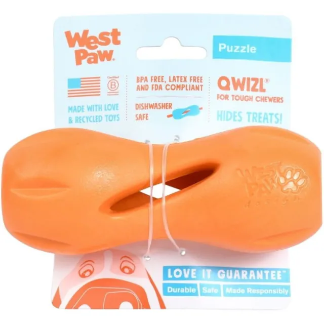 West Paw Qwizl Orange 1-pack