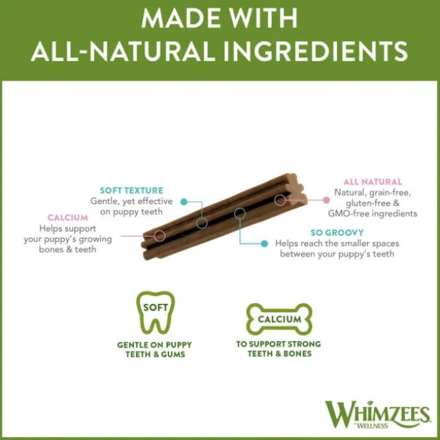 Whimzees Puppy Dental M/L