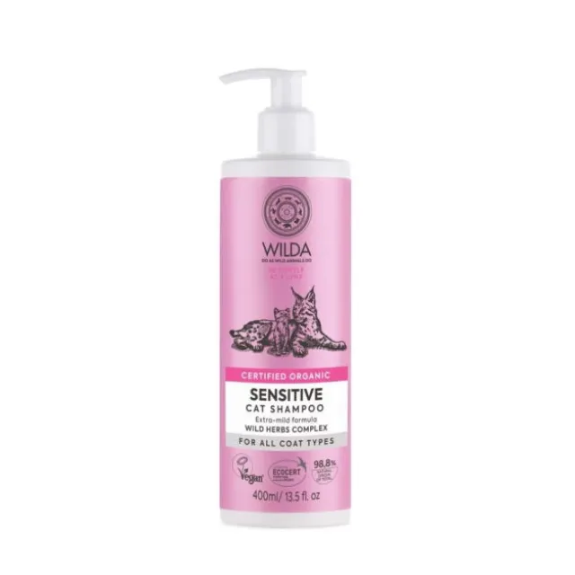 Wilda Sensitive Katt Schampo 400 ml