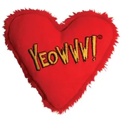 Yeowww! Heart pillow