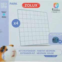 Zolux Nlife Habitat Extra Galler till Neopark Modulär Marsvinsbur 4-pack